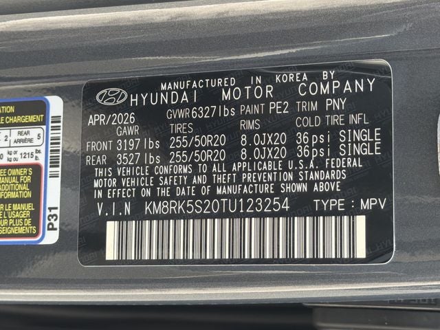 2026 Hyundai PALISADE Limited FWD