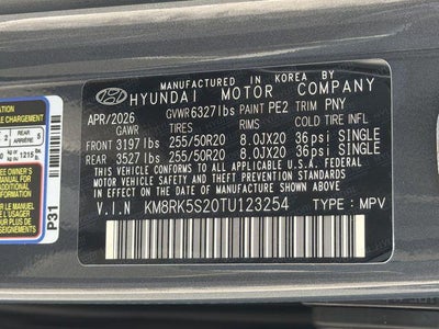 2026 Hyundai PALISADE Limited FWD