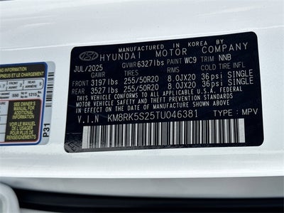 2026 Hyundai PALISADE Limited FWD