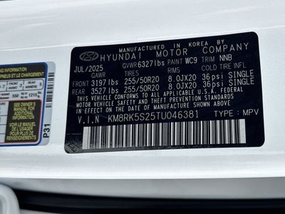 2026 Hyundai PALISADE Limited FWD