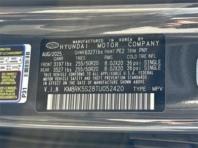 2026 Hyundai PALISADE Limited FWD