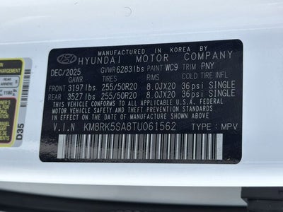 2026 Hyundai PALISADE HYBRID Limited