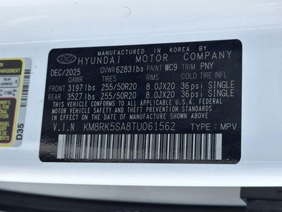 2026 Hyundai PALISADE HYBRID Limited