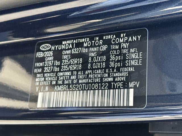 2026 Hyundai PALISADE SEL FWD