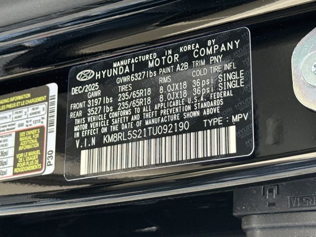2026 Hyundai PALISADE SEL FWD