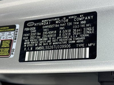 2026 Hyundai PALISADE SEL FWD