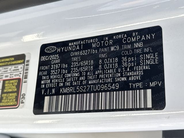 2026 Hyundai PALISADE SEL FWD