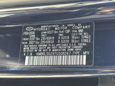 2026 Hyundai PALISADE SEL FWD