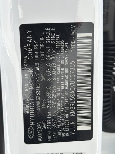 2027 Hyundai PALISADE HYBRID Blue SEL 7P