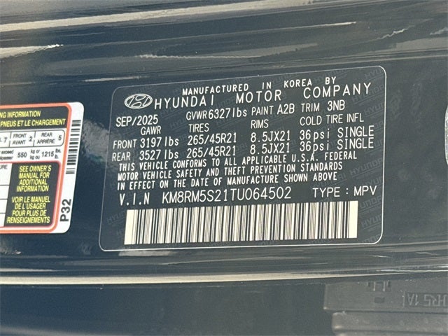 2026 Hyundai PALISADE Calligraphy FWD