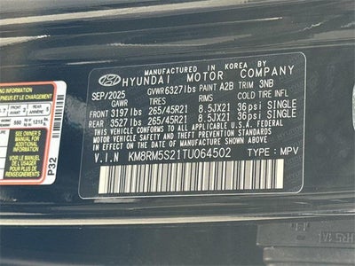 2026 Hyundai PALISADE Calligraphy FWD