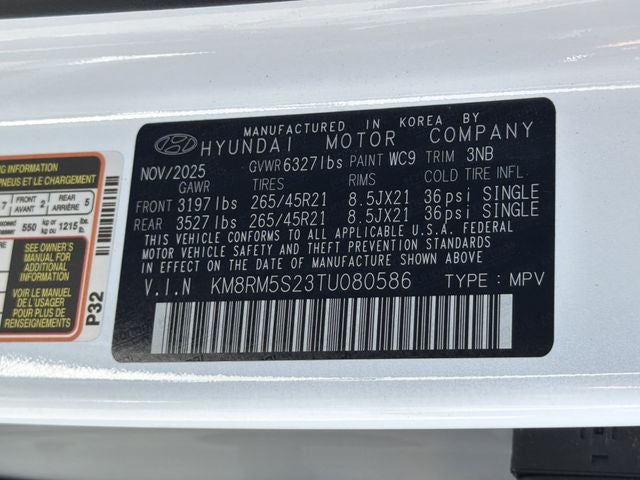 2026 Hyundai PALISADE Calligraphy FWD