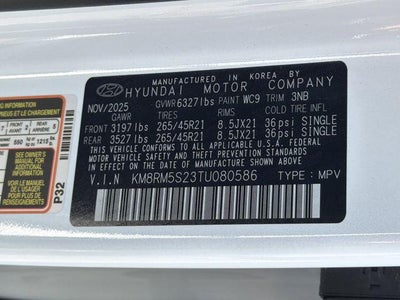 2026 Hyundai PALISADE Calligraphy FWD