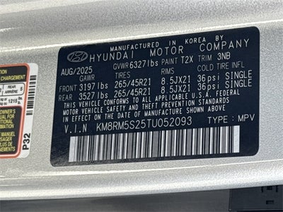 2026 Hyundai PALISADE Calligraphy FWD