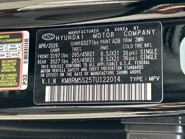 2026 Hyundai PALISADE Calligraphy FWD