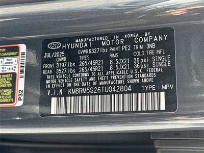 2026 Hyundai PALISADE Calligraphy FWD