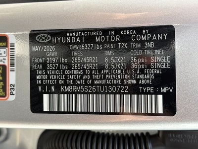 2026 Hyundai PALISADE Calligraphy FWD