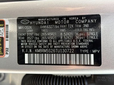 2026 Hyundai PALISADE Calligraphy FWD