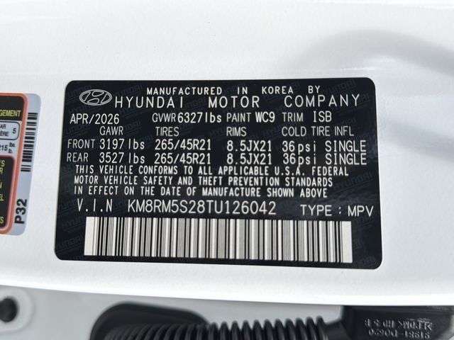 2026 Hyundai PALISADE Calligraphy FWD