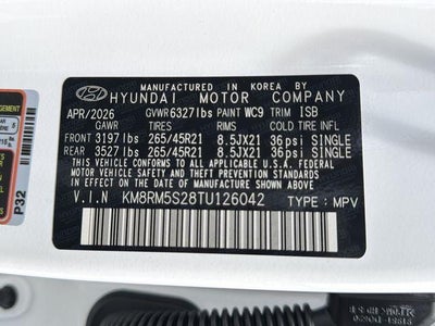 2026 Hyundai PALISADE Calligraphy FWD