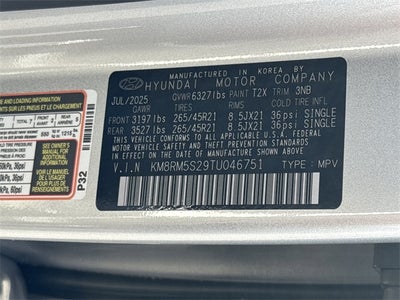 2026 Hyundai PALISADE Calligraphy FWD