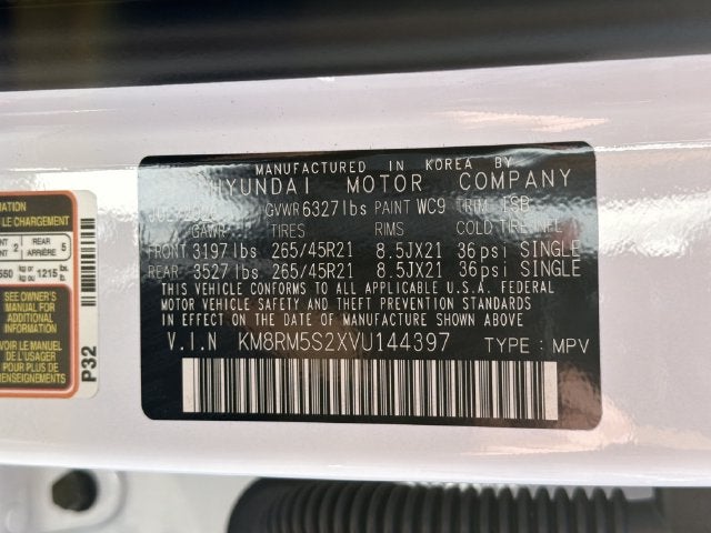2027 Hyundai PALISADE Calligraphy FWD