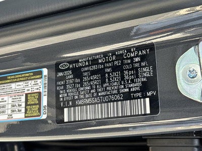 2026 Hyundai PALISADE HYBRID Calligraphy