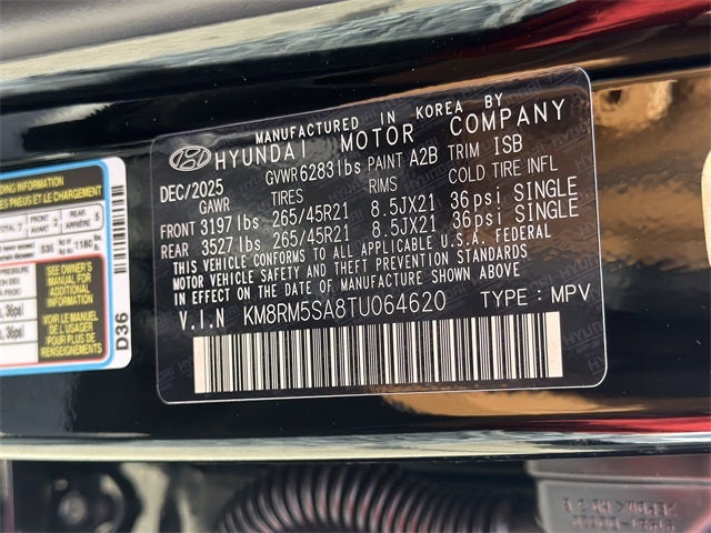 2026 Hyundai PALISADE HYBRID Calligraphy