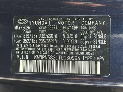 2026 Hyundai PALISADE SEL Premium FWD