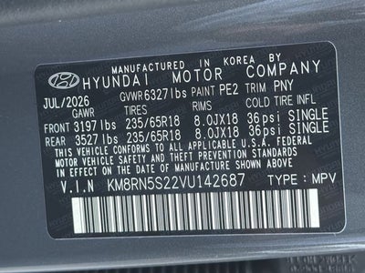 2027 Hyundai PALISADE SEL Premium FWD