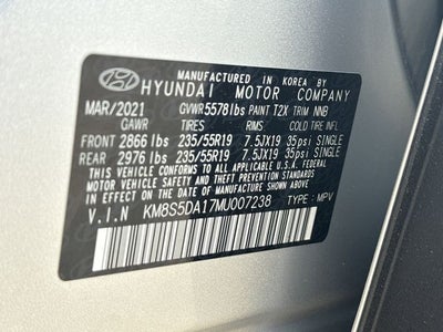 2021 Hyundai SANTA FE HYBRID Limited