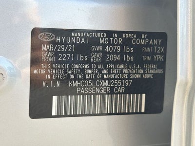 2021 Hyundai IONIQ HYBRID Limited