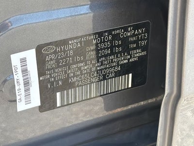 2018 Hyundai IONIQ HYBRID Blue
