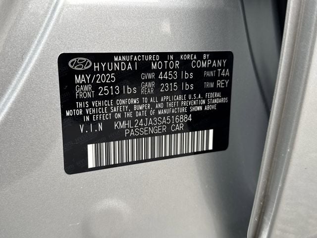 2025 Hyundai SONATA SE