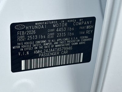 2026 Hyundai SONATA SE
