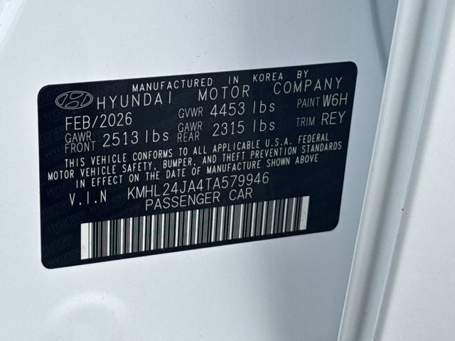 2026 Hyundai SONATA SE