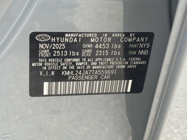 2026 Hyundai SONATA SE