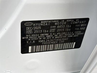 2026 Hyundai SONATA SE