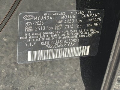 2026 Hyundai SONATA SE