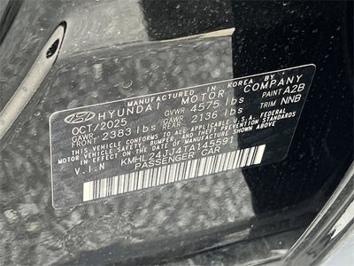 2026 Hyundai SONATA HYBRID Blue