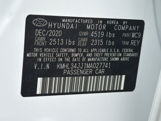 2021 Hyundai SONATA HYBRID SEL