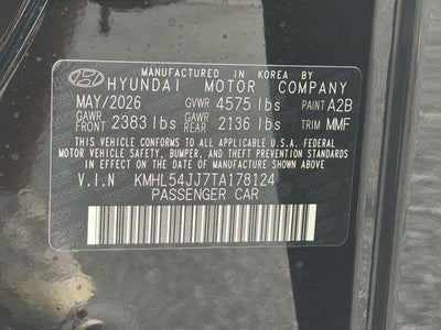 2026 Hyundai SONATA HYBRID Limited