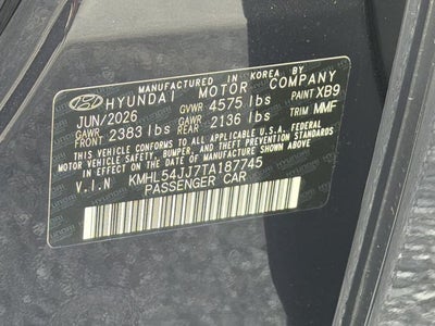 2026 Hyundai SONATA HYBRID Limited