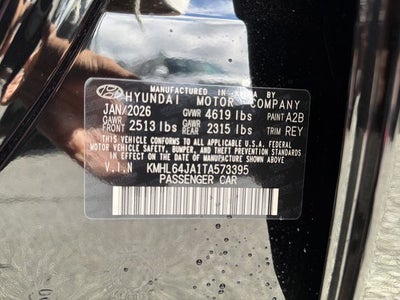 2026 Hyundai SONATA SEL Sport