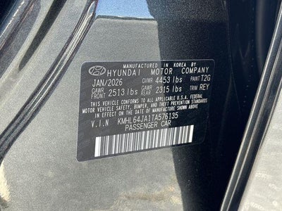 2026 Hyundai SONATA SEL Sport