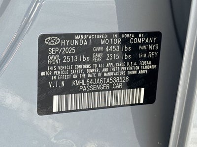 2026 Hyundai SONATA SEL Sport