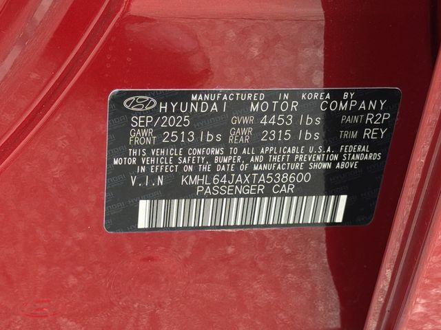 2026 Hyundai SONATA SEL Sport