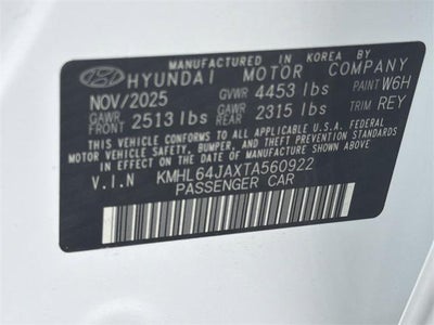 2026 Hyundai SONATA SEL Sport