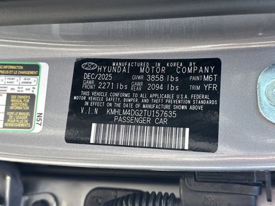 2026 Hyundai ELANTRA SEL Sport