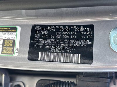 2026 Hyundai ELANTRA SEL Sport